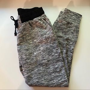 Grey and Black Jogger Sweatpants